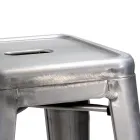 Taburet de fier pentru interior și exterior Înălțime 45 cm - Papetărie Viadurini