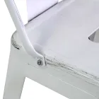 Taburet de fier pentru interior și exterior Înălțime 94 cm - Papetărie Viadurini