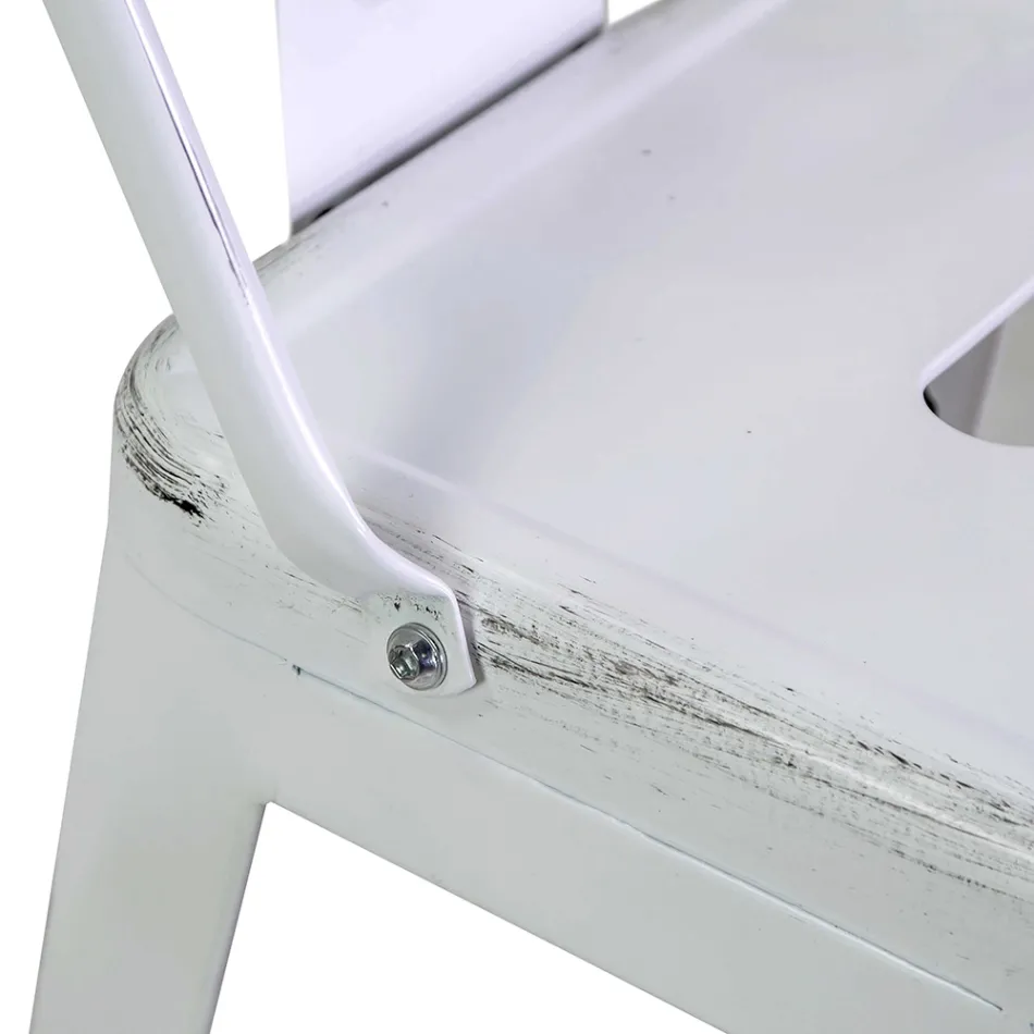 Taburet de fier pentru interior și exterior Înălțime 94 cm - Papetărie Viadurini