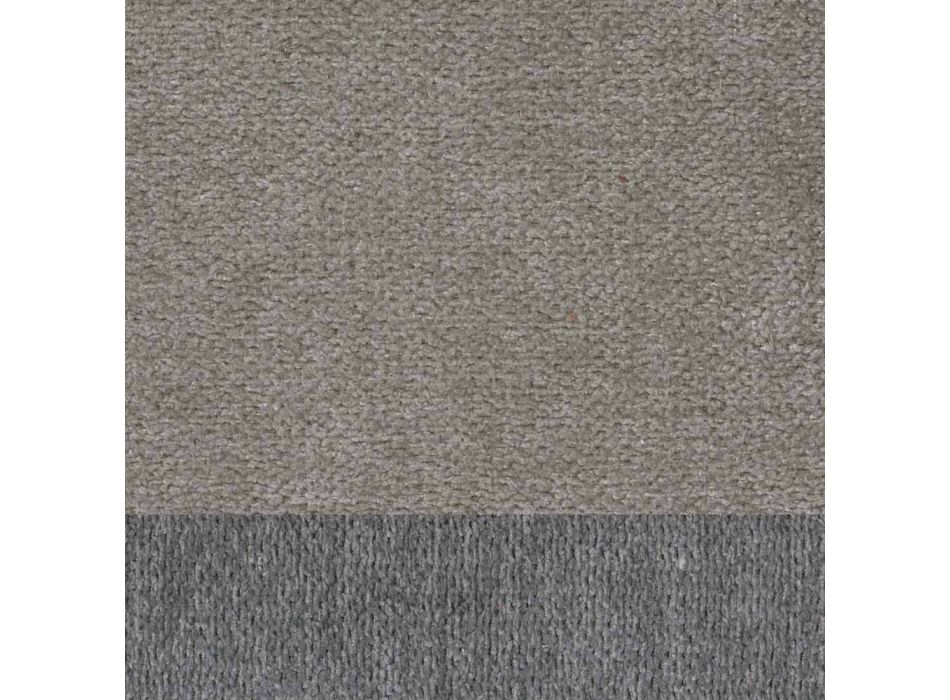 Scaun de living de design din material textil cu chenar si metal antracit - Scarat Viadurini
