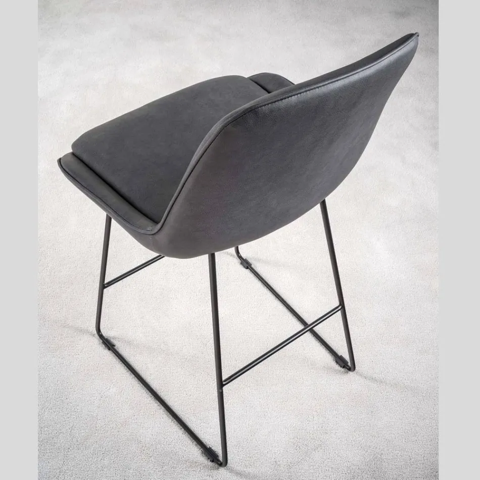 Taburet Sufragerie cu Structuri și Finisaje Diferite - Denis Viadurini