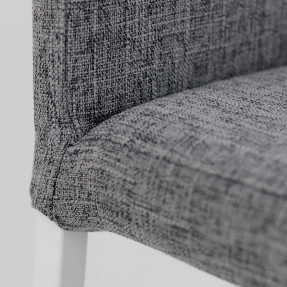 Scaun de living cu spatar joasa Made in Italy - Orietta Viadurini