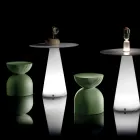 Scaun pentru camera de zi din polietilena de diferite culori - Loopy Viadurini