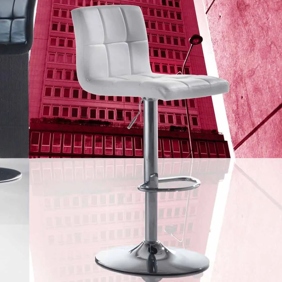 Scaun ridicabil de design modern, scaun din piele ecologică - Delfina Viadurini