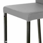 Scaun modern de design cu Alwyn H 86 cm în spate, realizat în Italia Viadurini