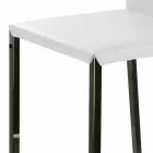 Scaun modern de design cu Alwyn H 86 cm în spate, realizat în Italia Viadurini