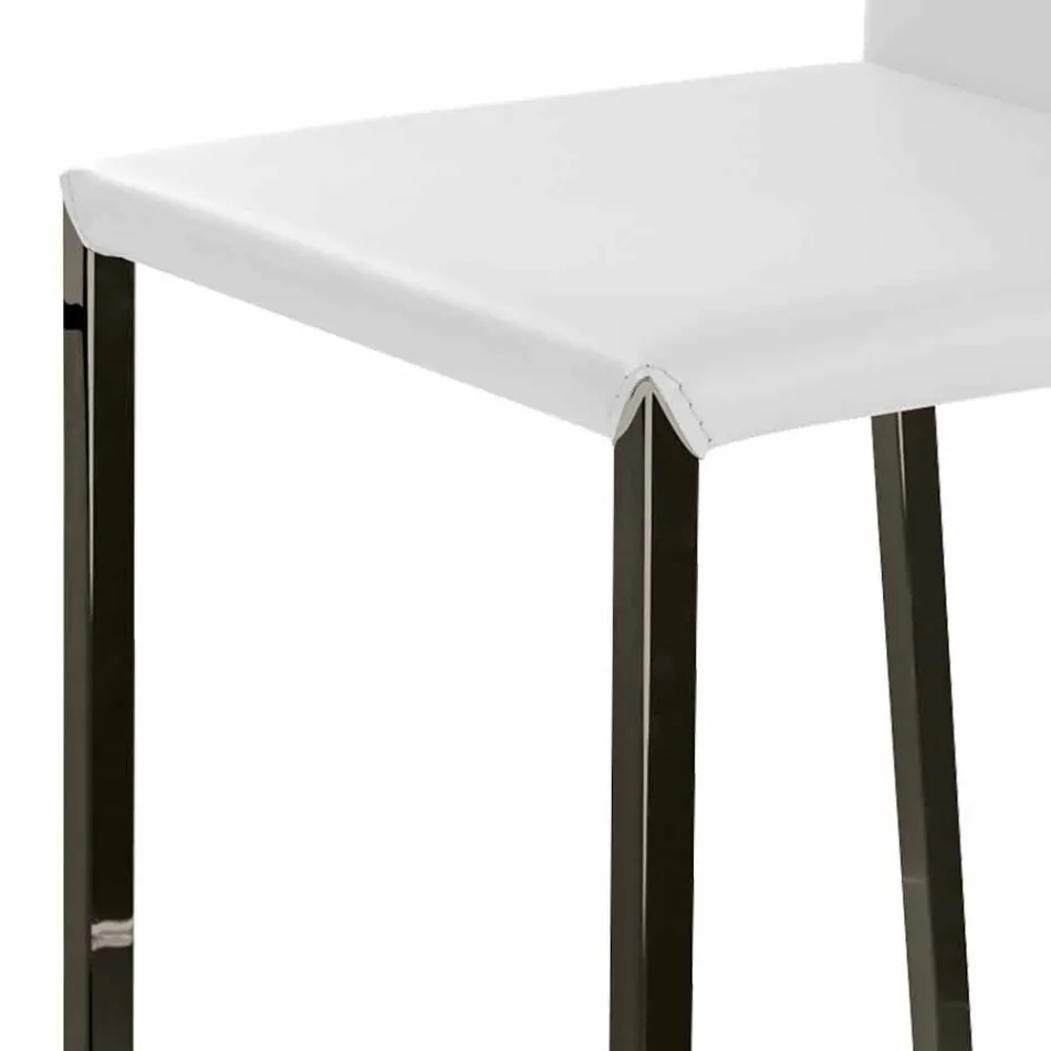 Scaun modern de design cu Alwyn H 86 cm în spate, realizat în Italia Viadurini