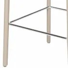 Scaun modern de design cu Alwyn H 86 cm în spate, realizat în Italia Viadurini