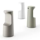 Scaun de design inalt din polietilena mata pentru exterior Made in Italy - Forlina Viadurini