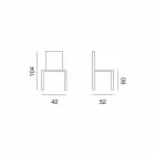 Scaun de design pentru bucătărie sau sufragerie Celine H80 Viadurini