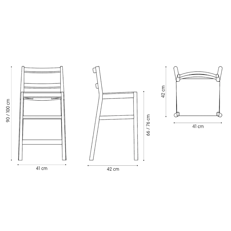 Scaun de lux din fag masiv cu scaun din material fabricat in Italia - Nora Viadurini