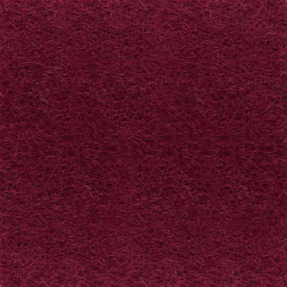 Taburet de lux Imbracat in Tesatura cu baza metalica Made in Italy - Molde Viadurini