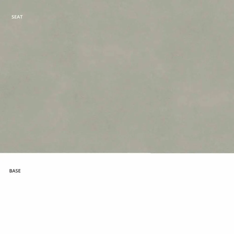 Scaun fix din piele ecologică, design modern H 65 cm- Alina Viadurini