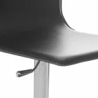 Scaun pivotant cu spătar de design modern Gord, H 113 cm Viadurini