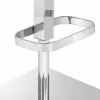 Scaun pivotant cu spătar de design modern Gord, H 113 cm Viadurini