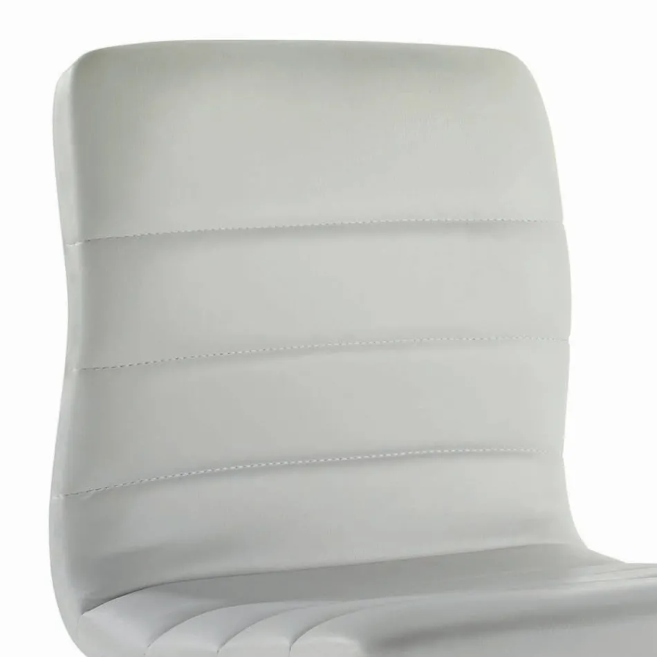 Taburet pivotant cu spătar în diferite dimensiuni Made in Italy - Parma Viadurini