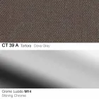 Scaun pivotant din țesătură și oțel cu lift pe gaz Fabricat în Italia - Marchesi Viadurini