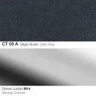 Scaun pivotant din țesătură și oțel cu lift pe gaz Fabricat în Italia - Marchesi Viadurini