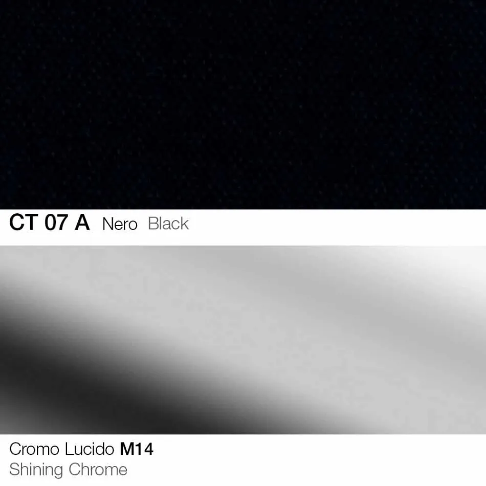 Scaun pivotant din țesătură și oțel cu lift pe gaz Fabricat în Italia - Marchesi Viadurini