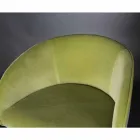 Scaun tapițat și tapițat cu structură metalică Made in Italy - Anvers Viadurini