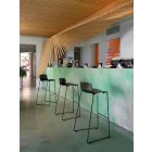 Scaun stivuitor din metal și polipropilenă Fabricat în Italia, 2 bucăți - Charla Viadurini