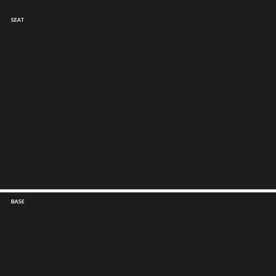 Scaun stivuitor din metal și polipropilenă Fabricat în Italia, 2 bucăți - Charla Viadurini