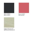 Scaun din fag masiv cu scaun din material fabricat in Italia - Regensburg Viadurini