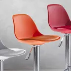 Scaun din polipropilenă, design modern și ridicabil - roz Viadurini