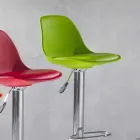 Scaun din polipropilenă, design modern și ridicabil - roz Viadurini