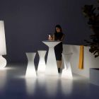 Scaun luminos de exterior din polietilenă cu LED Made in Italy - Desmond Viadurini