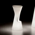 Scaun luminos de exterior din polietilenă cu LED Made in Italy - Desmond Viadurini