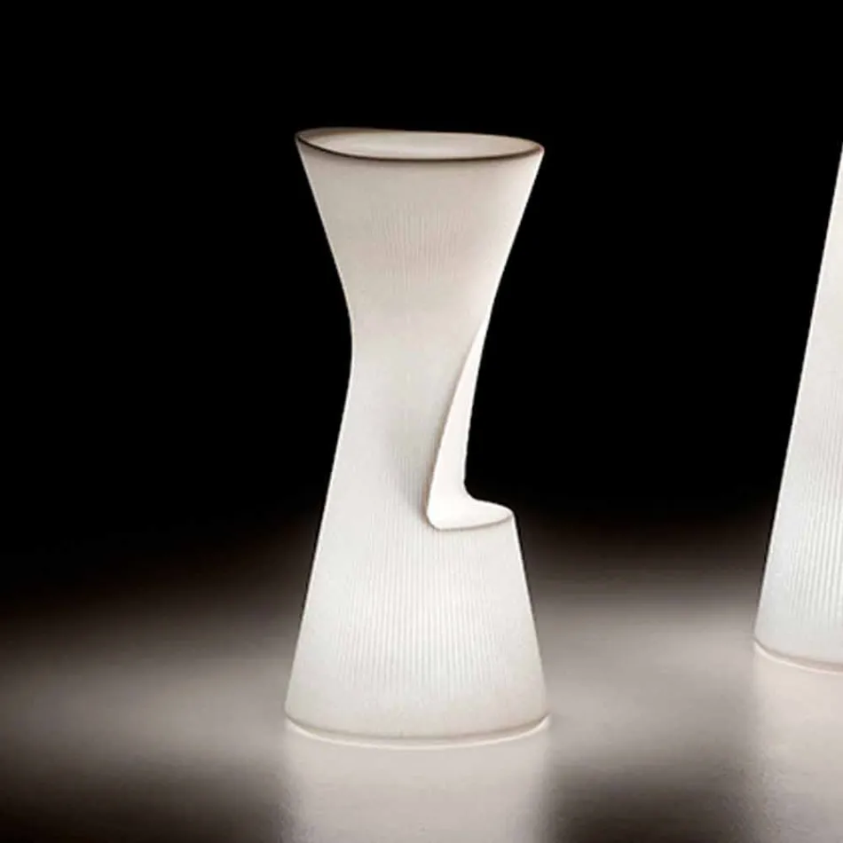 Scaun luminos de exterior din polietilenă cu LED Made in Italy - Desmond Viadurini