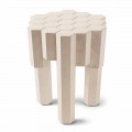 Scaun / din lemn masiv de design de masă de cafea, L38xP38 cm, Begga