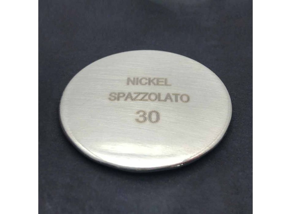 Cap de duș cu cromoterapie de lux din oțel inoxidabil Fabricat în Italia - Solver Viadurini