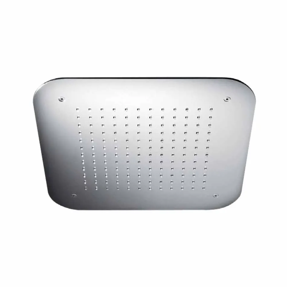 Cap de duș din oțel inoxidabil cu un singur jet Fabricat în Italia - Elcan Viadurini