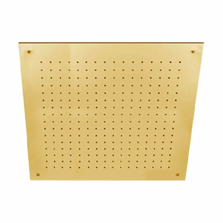 Cap de duș din oțel inoxidabil cu un singur jet Fabricat în Italia - Cauro Viadurini