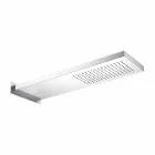 Cap de duș din oțel cu jet de ploaie Fabricat în Italia - Nairobi Viadurini