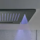 Cap de duș din oțel inoxidabil cu cromoterapie Made in Italy - Solver Viadurini