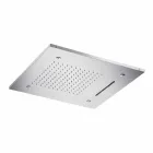 Cap de duș din oțel inoxidabil cu cromoterapie Made in Italy - Solver Viadurini