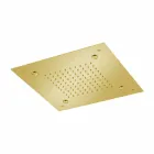 Cap de duș pătrat din oțel inoxidabil cu nebulizatoare Made in Italy - Selmo Viadurini