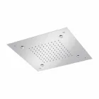 Cap de duș pătrat din oțel inoxidabil cu nebulizatoare Made in Italy - Selmo Viadurini