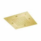 Cap de duș din oțel cu jet de ploaie și nebulizatoare Made in Italy - Selmo Viadurini