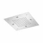 Cap de duș din oțel cu jet de ploaie și nebulizatoare Made in Italy - Selmo Viadurini