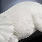 Ornament de ceramică în formă de elefant realizat manual, fabricat în Italia - Fante Viadurini
