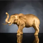 Ornament de ceramică în formă de elefant realizat manual, fabricat în Italia - Fante Viadurini
