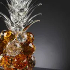 Ornament decorativ de cristal în formă de ananas Fabricat în Italia - Ananas Viadurini