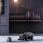 Ornamente ceramice în formă de hipopotam, fabricate în Italia - sălbatic Viadurini