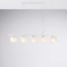 Lampă suspendată din fier lăcuit, fabricată în Italia, pentru decorare interioară - Berlin Viadurini