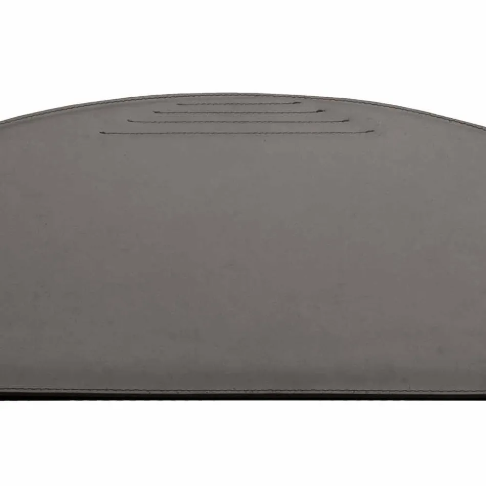 Garnitură de birou regenerată din piele cu cusături pentru stilou fabricate în Italia - Medea Viadurini