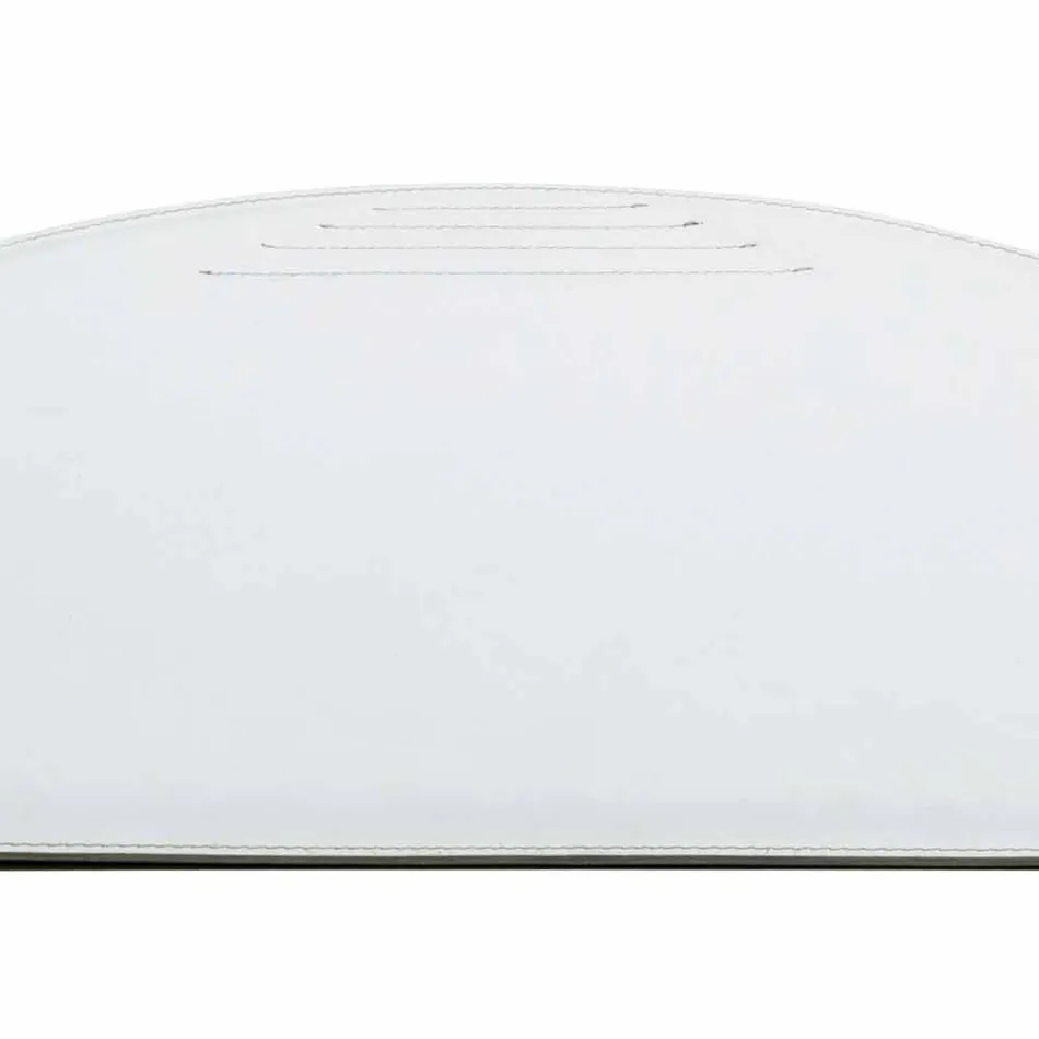 Garnitură de birou regenerată din piele cu cusături pentru stilou fabricate în Italia - Medea Viadurini